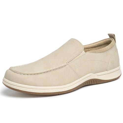 Men's Slip on Shoes, Casual Walking Loafers with Arch Support, Orthopedic Shoes Lightweight Non Slip Sneakers