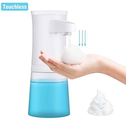 REKOBON Automatic Soap Dispenser, Kids Touchless Foaming Soap Dish 350ml Pump Hand AAA