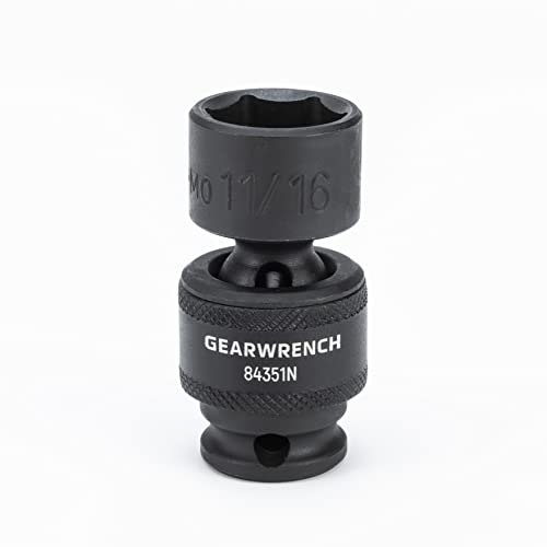 Image of GEARWRENCH 8 Piece 3 /8 inch Drive 6 Pt Universal Impact SAE Socket Set | 84917N
