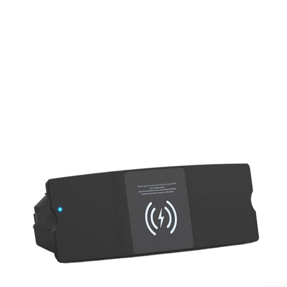 Cargador inalámbrico de coche de 15 W para A6 A7 S6 RS7, almohadilla de carga rápida, alfombrilla de carga compatible
