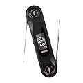 INKBIRD Dual Probes Instant Read Meat Thermometer, 0.5s Fast Reading Rechargeable Digital Food Thermometer for Cooking with LCD Screen, Waterproof Kitchen Thermometer with Magnets, Grill, Candy, BBQ