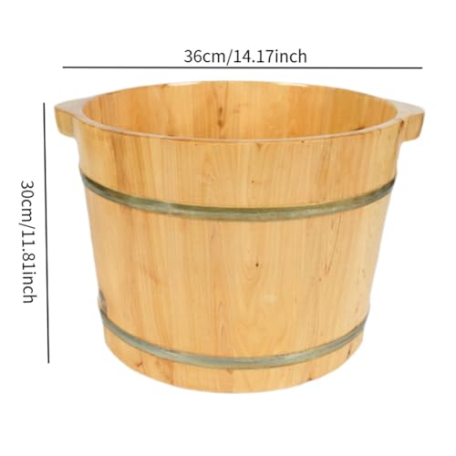 Tina de Madera para Remojar Pies para Spa en Casa miniatura 3