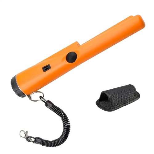Pinpointer - Pinpointer per caccia al tesoro, rilevatore di metallo, impermeabile, portatile, ad alta precisione, tester localizzatore portatile con fondina per bambini, per interni, esterni, spiaggia