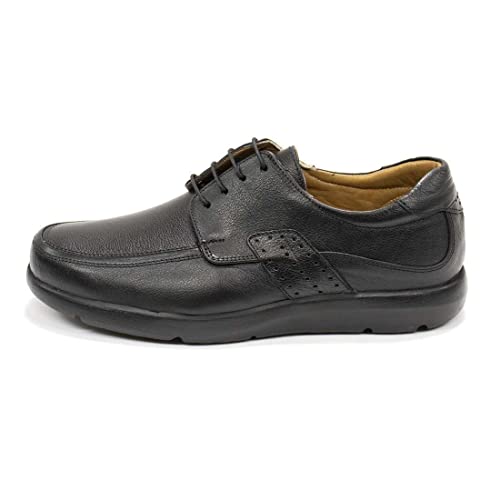 RETTO Men's Randy Comfort Leather Lace-up Shoe2
