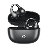 realme Buds Clip Cuffie Bluetooth, Auricolari Bluetooth Sport, Cuffie Open Ear, Design Titanio Memory, AI Translator, 36H Autonomia, Dual Device Connection, AI ENC Calls, Aggancio Sicuro, IP55 - Nero