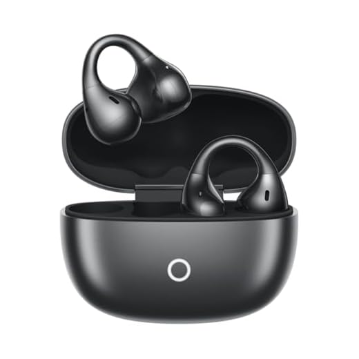 realme Buds Clip Cuffie Bluetooth, Auricolari Bluetooth Sport, Cuffie Open Ear, Design Titanio Memory, AI Translator, 36H Autonomia, Dual Device Connection, AI ENC Calls, Aggancio Sicuro, IP55 - Nero