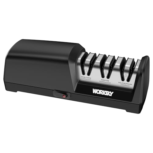 Worksky Electric Knife Sharpener for Kitchen