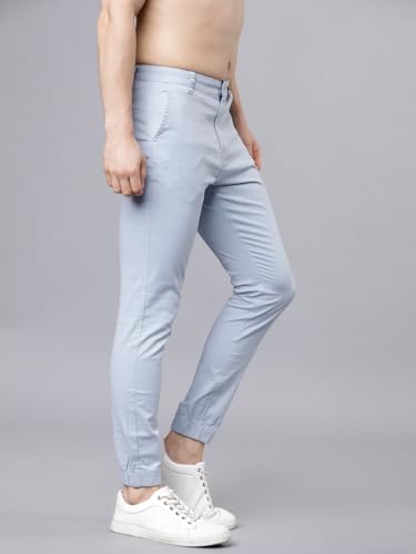 Image of Highlander Men's Tapered Fit Cargo Trousers| Stylish & Comfortable for Casual, Travel & Active Wear