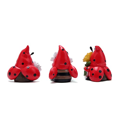 Hodao-3-PCS-Ladybug-Spring-Gnome-Figurines-Decorations-Flower-Ladybug-Gnomes-Ornaments-Scandinavian-Tomte-Elf-Decor-Summer-Gnomes-Figurines-Decorations-Ladybug-Gifts-for-Mom-Women-Grandma Hodao 3 PCS Ladybug Spring Gnome Figurines Decorations Flower Ladybug Gnomes Ornaments Scandinavian Tomte Elf Decor Summer Gnomes Figurines Decorations Ladybug Gifts for Mom Women Grandma