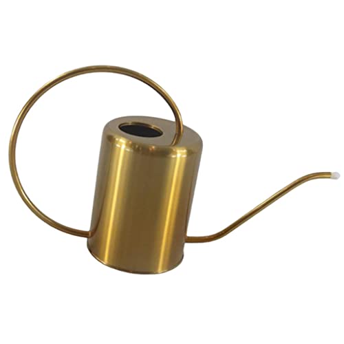 MagiDeal Vintage Messing aus aus Lange Ausguss Kleine Gießkanne Zimmerpflanzen 2000ml / 68 Oz