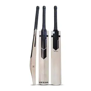 Heega Sword Player Grade English Willow Hard Pressed Shaped for Superb Stroke Cricket Bat (Leather Ball) Professional Cricket Bat Ready to Play Lightweight Harrow