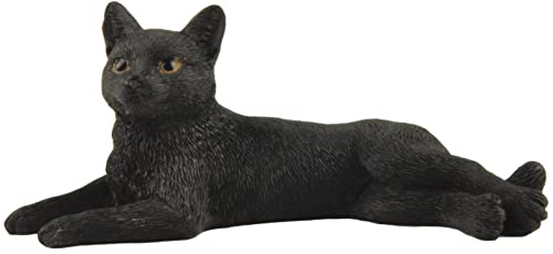 Statuette de chat miniature noir, cadeau pour passionnés - 2