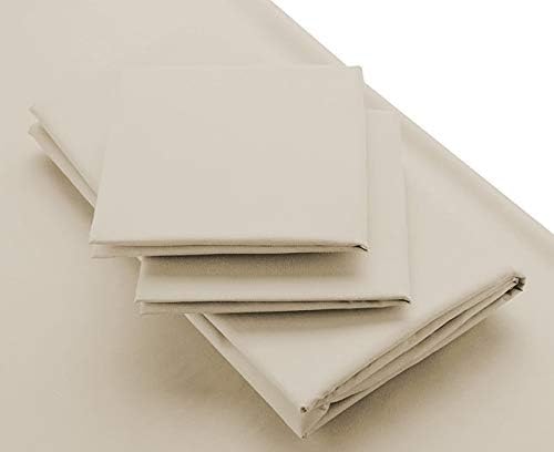 Diana Cowpe Soft Touch Peached Microfibre DOUBLE BED BEIGE SHEET SET Includes 1 x Fitted 1 x Flat 2 x Pillowcases