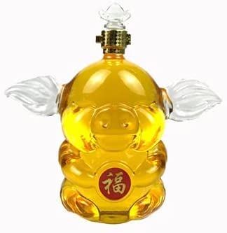 Carafe à Whisky En Forme De Cochon – Décorative Et Fonctionnelle – Cadeau Original 350ml