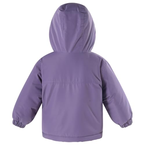 Unisex Boy Puffer Jacket Kids Waterproof Outwear Girl Fleece Coat Winter Clothes2