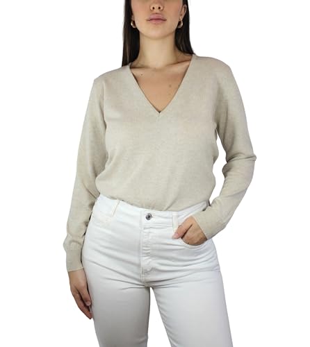Win's Damen-Pullover, V-Ausschnitt, Kaschmir,...