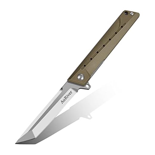 AuRiver Pocket Knife, EDC Folding Knife Everyday Carry, Sharp Satin Blade, Great for Paring, Hunting and Camping, Ideal Gifts for Your Family