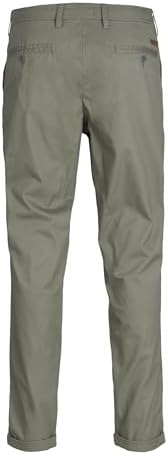 JACK & JONES Erkek JPSTACE JJSUMMER CHINO Chino Pantolon Gri 28/32 - Görsel 4