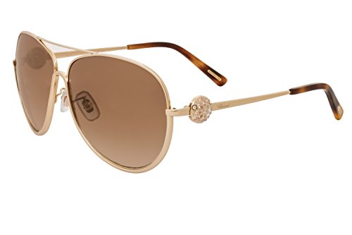 Chopard Aviator Sunglasses SCHB23S 300G Rose Gold/Black B23