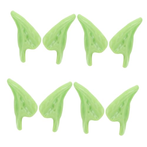 WEKAMOS 4 Pares Orejas Cosplay Látex Cómodas Orejas de Hadas Disfraz Fiesta Halloween Carnaval Accesorios para Role Play