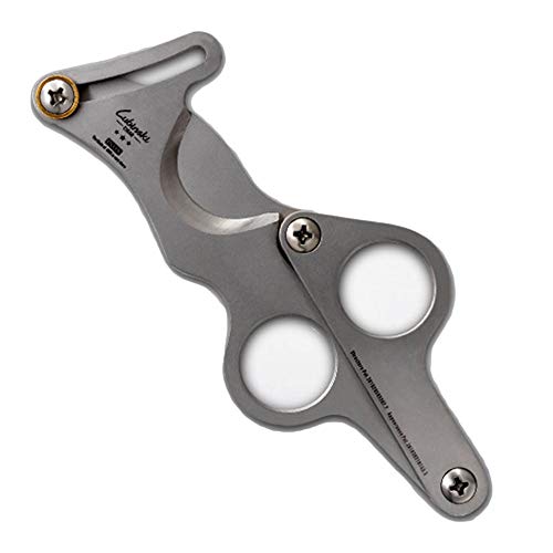 Cigar Scissors Cutter Stainless Steel Double Cut Blade Sharp Smooth Guillotine Cigar Accessories with Gift Box