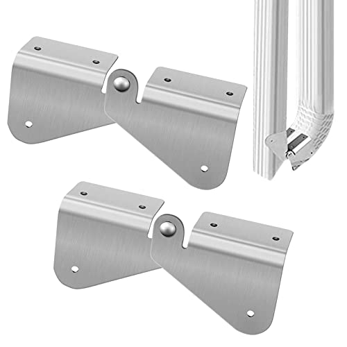 Stainless Steel Gutter Hinge - Flip-Up Downspout Extension For Easy Lawn Care