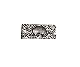 Handmade Oxidized Silver Armadillo Money Clip
