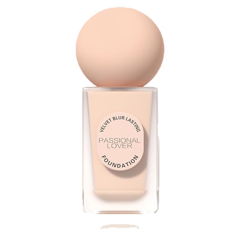 1PC PL Velvet Blur Lasting Foundation, Concealing Air Liquid Foundation, Create Flawless Makeup Foundation For Oily & Oily Combination Skin, 30ml (#01, 30ml)