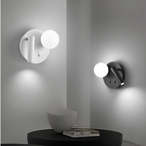LED interior apliques de pared de diseño minimalista con pantalla de cristal premium 5