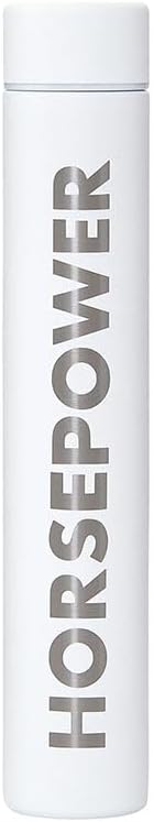 Santa Barbara Design Studio Skinny Flask Face-to-Face Designs Stainless Steel Slim Flask Bottle, 8-Ounce, Horse Power