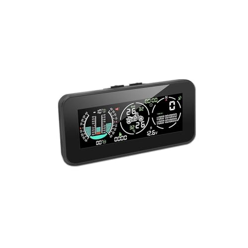 ゲージ オドメーター タコメーター 3 IN1 オートバイ ヘッドアップ ディスプレイ HUD GPS スピードメーター 高度 コンパス レベル モトタイヤ空気圧モニター 運搬モーター用