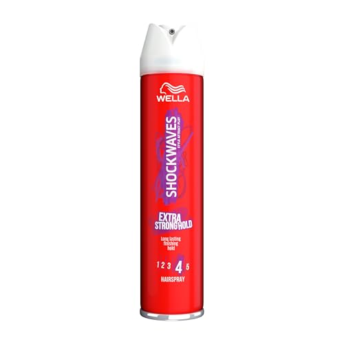 Wella Shockwaves Extra Strong Hold Hairspray, 250ml