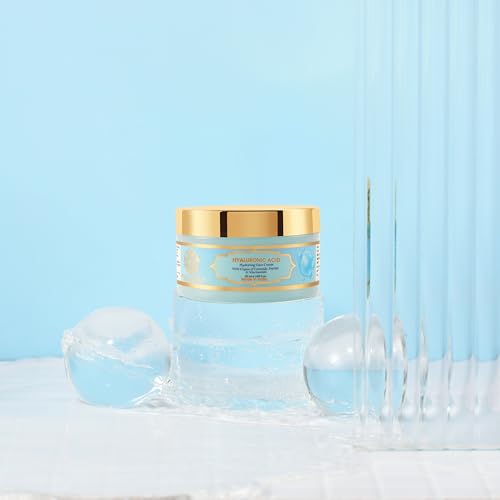 Image of RYLLZ ESSENTIALS 2% Hyaluronic Acid & Ceramide Face Moisturizer | Hydrating Face Cream | with 5% Niacinamide, Aloe Vera & Vitamin E | for Intense Hydration, Barrier Repair Cream, Glowing Skin & Fine Lines | 24 hours long lasting Hydration | non-sticky & light water gel formula | fast absorbing | 50ml