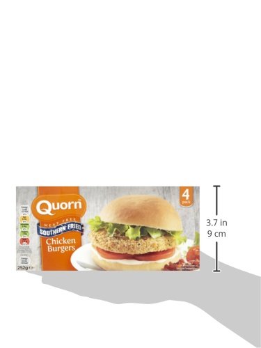 Quorn Meat Free Southern Fried Chicken Burgers, 4 x 63g (Frozen)