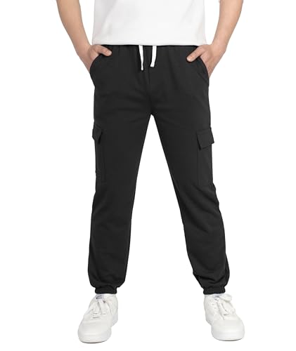 YOUNGSOUL Kinder Jogginghose Jungen Mädchen Cargo Jogger Hose Sweathose...