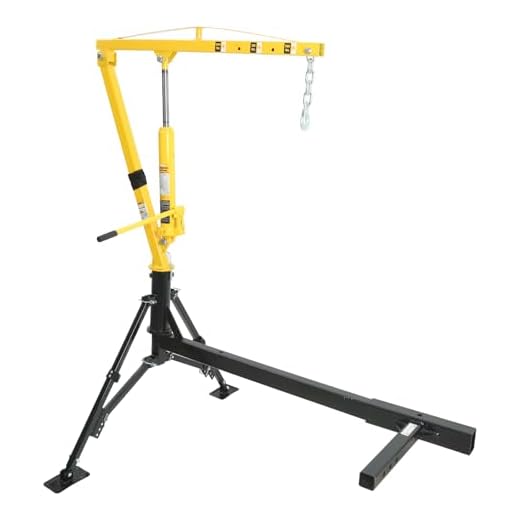 MaxxHaul 70238 Receiver Hitch Mounted Crane - 1000 lbs. Capacity