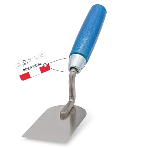 WERKFIT Profi Gipserkelle aus Edelstahl 50mm - Gipserspachtel...