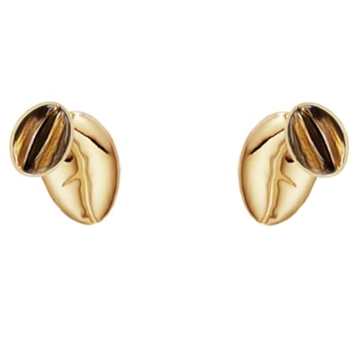 Small exquisite earrings, Coffee bean design earrings, Earrings with unique personality, 925 silver nails, Fashion gifts for women, Women's jewelry,M2733