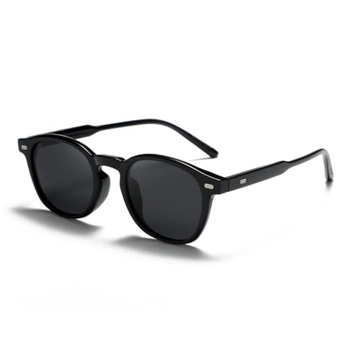 Lunettes de soleil femme monture ronde mode rétro pour conduite