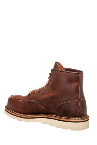 Heritage Men's Classic 1907 6-Inch Moc Toe Boot,Copper Rough & Tough,8.5 D US3
