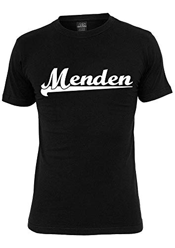 T-shirt amusant Menden College noir XXL pour homme femme et enfant