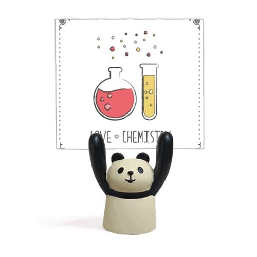 丸底フラスコの試験管の化学 付箋棚キャラクターパンダ棚飾り