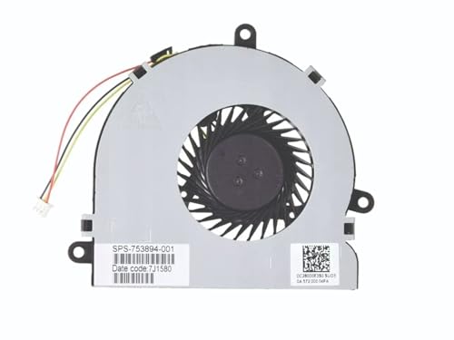 Image of High- Quality Replacement Internal CPU Cooling Fan for HP Laptop 15R 15-R 15G 15-G 15S 15-S 250G3 14R 240G3 (3 PIN). Comes With Complimentary MH501 Thermal Greasen (Cooling paste).
