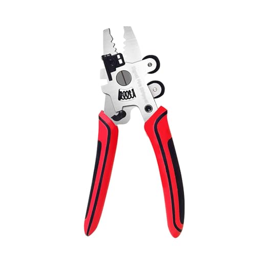 Signal fire Fiber Optic Stripper, 9 in 1 Fiber Optic Stripper Tool, Wire Cutters Pliers Electrician Tools for Wire Stripping Cutting & Cleaning, Fiber Cable Stripping Tool for Technicians