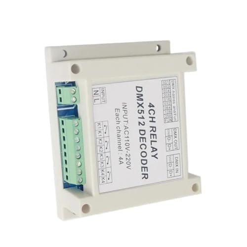 Décodeur DMX512 relais 4 canaux haute précision pour intégration LED RGB - 5