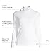 Lands' End Womens Long Sleeve Shaped Supima Cotton Turtleneck White Regular Medium