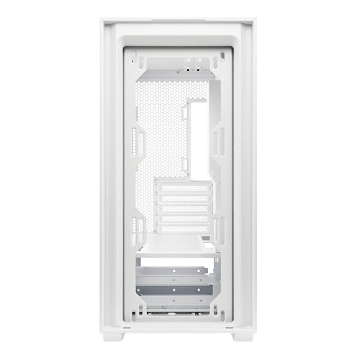 ASUS A21 Micro-ATX Case White Edition Supports Graphics Cards up to 380mm, 360mm Coolers, & Standard ATX PSUs, Porous Front-Panel Mesh, Compatible with New BTF Hidden Connector Technology - Image 9