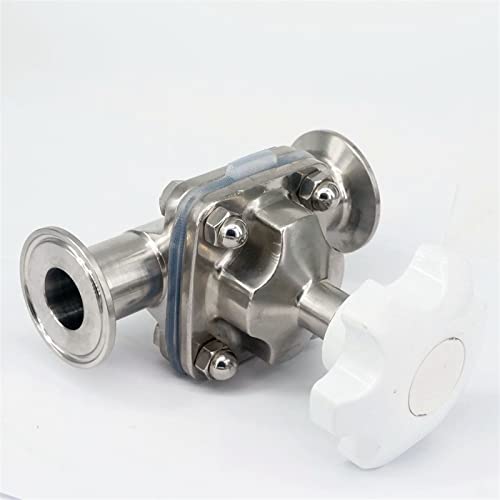 Vanne à membrane inox 316 Tri Clamp 15mm virole sanitaire durable - 2