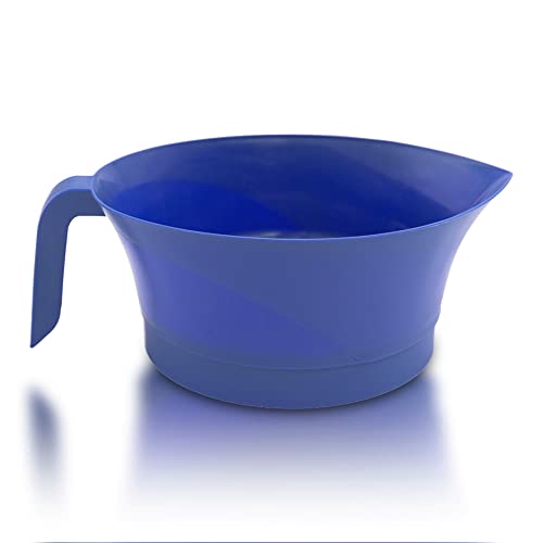 Easy Greasy Colander Grease Strainer With Handle And Container, Catch Bowl With Lid 3 Piece Strain Set | Strains Ground Beef, Bacon & Pasta | Safe Kitchen Gadget Bpa Free | Made In The Usa (Blue) #TOP2