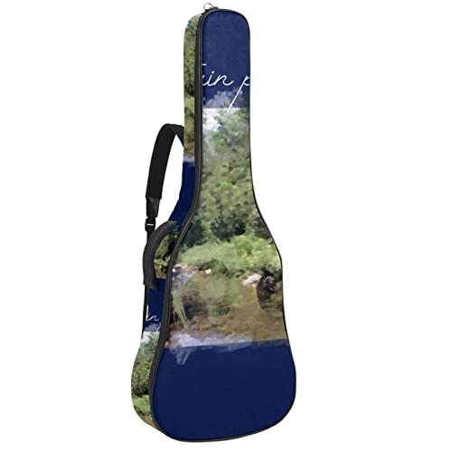 Housse imperméable pour guitare acoustique avec double bandoulière et poche Motif géométrique coloré, Multicolore 10… - Les Beatles, Paul McCartney, John Lennon, RIngo Starr, George Harrison Housse imperméable pour guitare acoustique avec double bandoulière et poche Motif géométrique coloré, Multicolore 10…